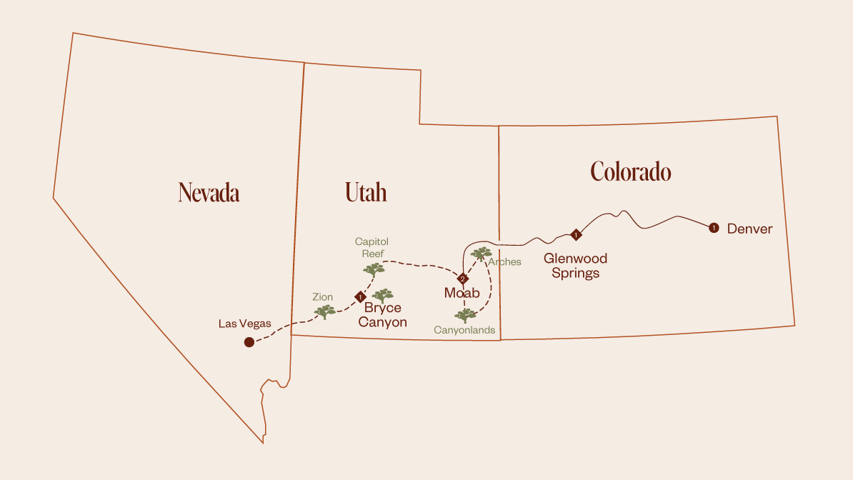 Rockies to the Red Rocks Mighty 5 Explorer Eastbound