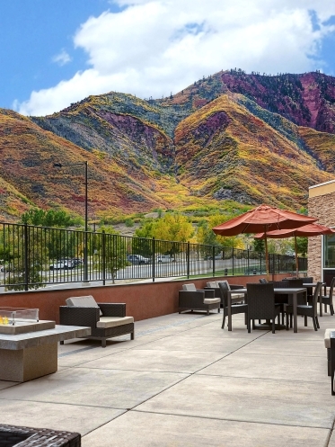 Image of a hotel against the scenery